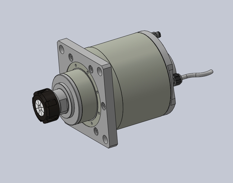 ES339-ER40木工高精雕铣系列手动换刀电主轴[ES339-18-9.6KW-TMP-ER40]